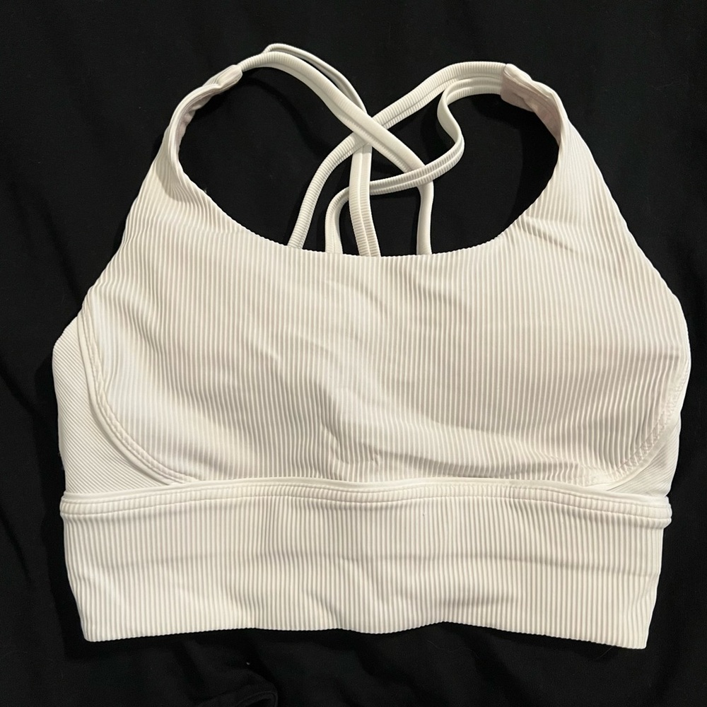 Lululemon Athletica White Sports Bra
